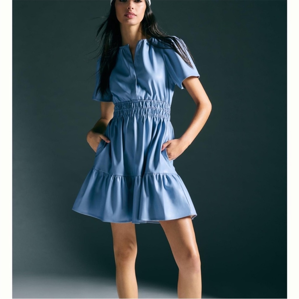 THML Faux Leather Dress